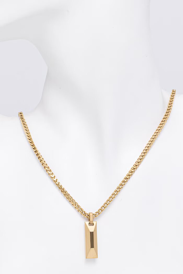 GUESS колие с висулка мъжки от неръждаема стомана TRUE SPIRIT JUMN06 039JW