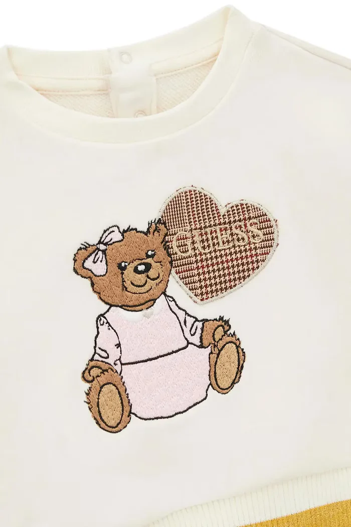 GUESS комплект за деца от памук бежов A6BG02 K5964