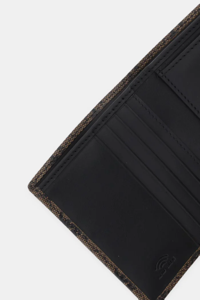 GUESS Кожен портфейл мъжки в черно