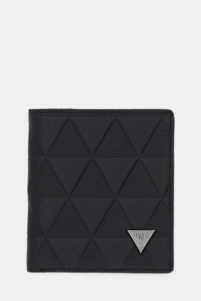 GUESS Кожен портфейл TORINO мъжки в черно SMTOTE LEA22