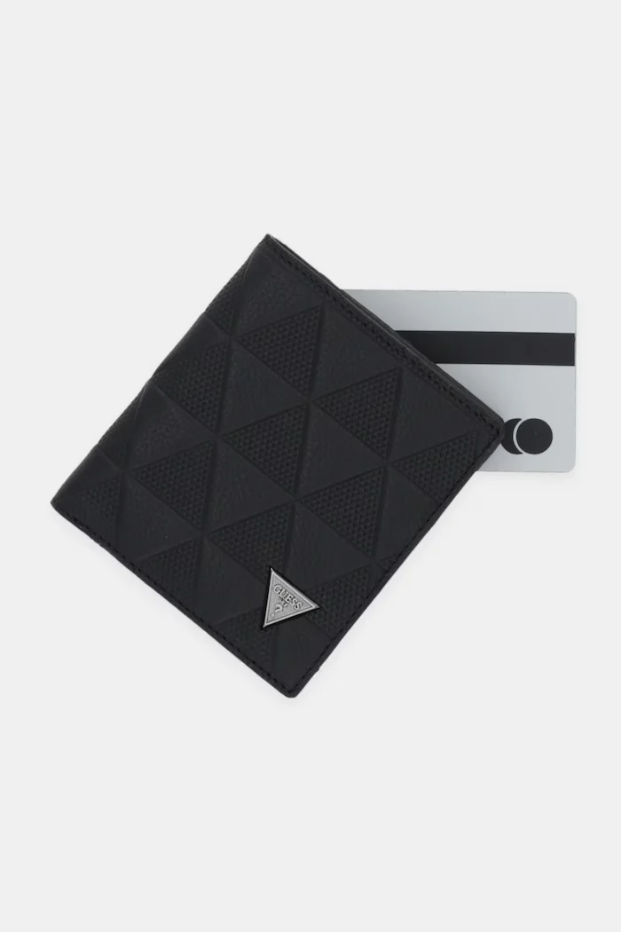 GUESS Кожен портфейл TORINO мъжки в черно SMTOTE LEA22