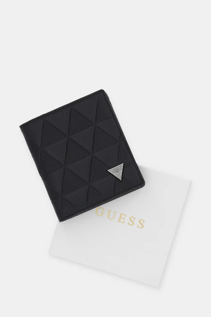GUESS Кожен портфейл TORINO мъжки в черно SMTOTE LEA22