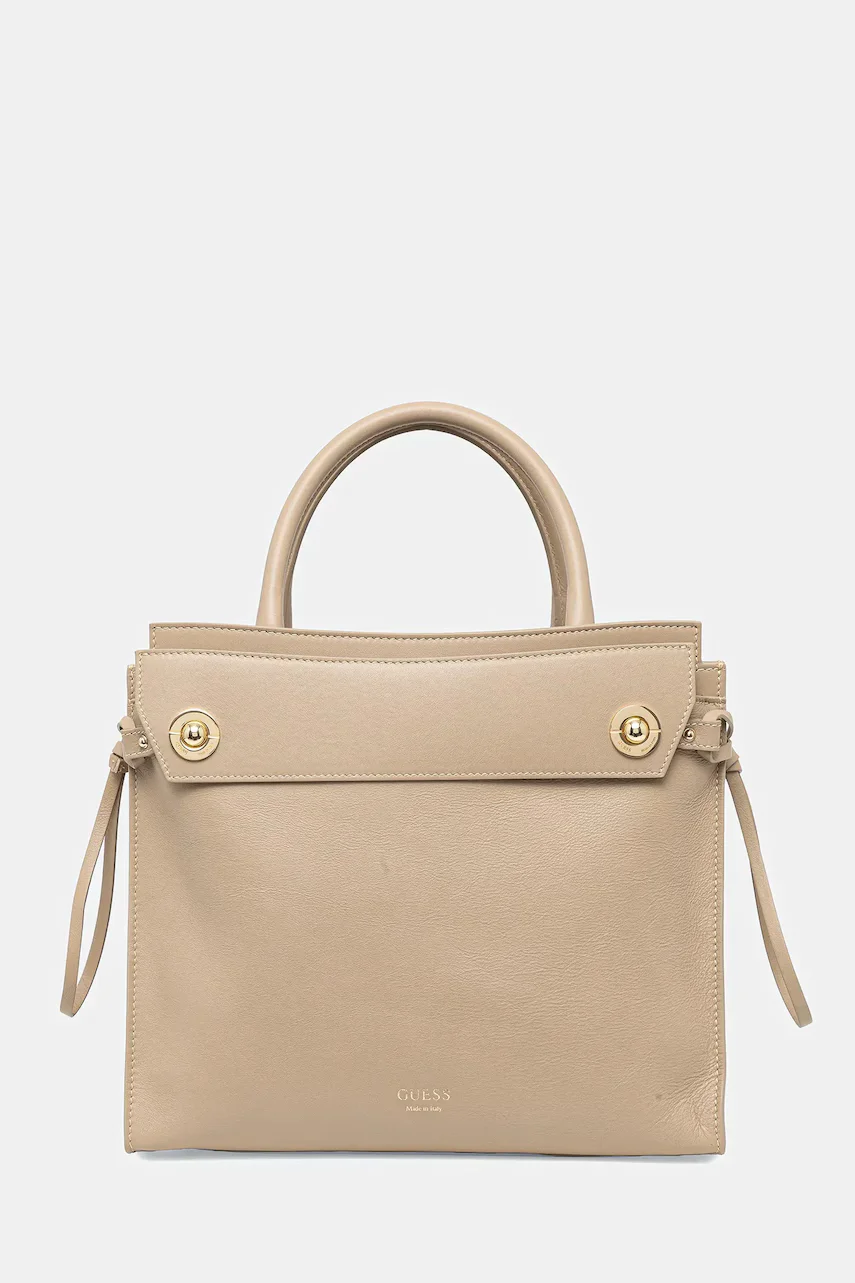 GUESS Кожена чанта BIANCA