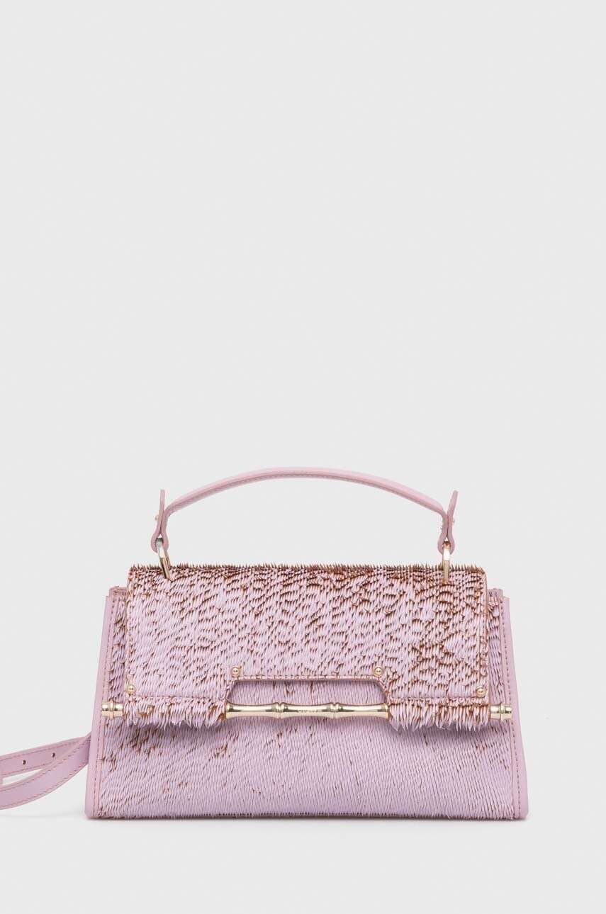 GUESS Кожена чанта IRIS