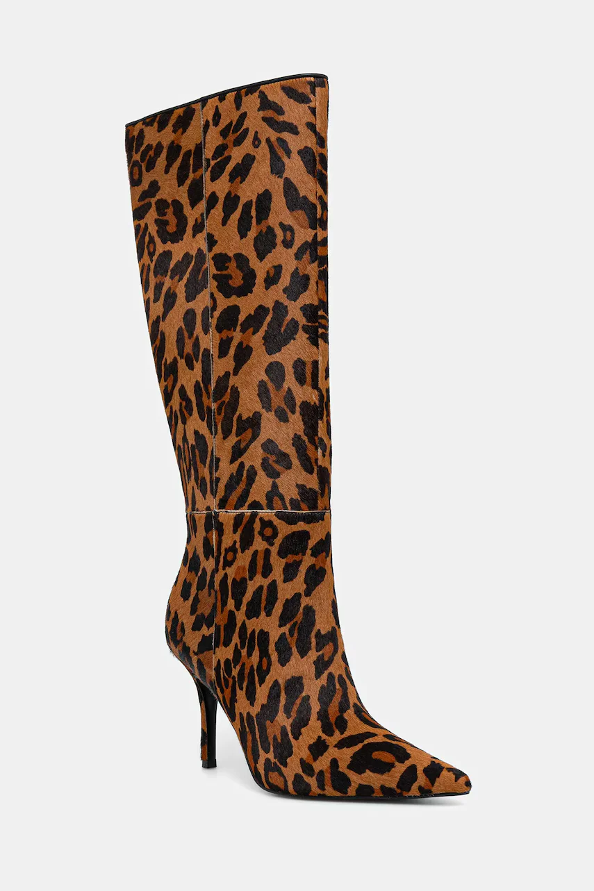 GUESS Кожени ботуши GRESSAY