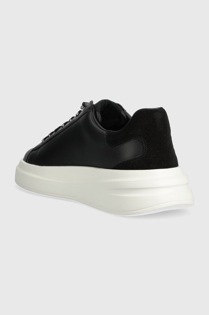 GUESS Кожени маратонки ELBA в черно FMPVIB SUE12