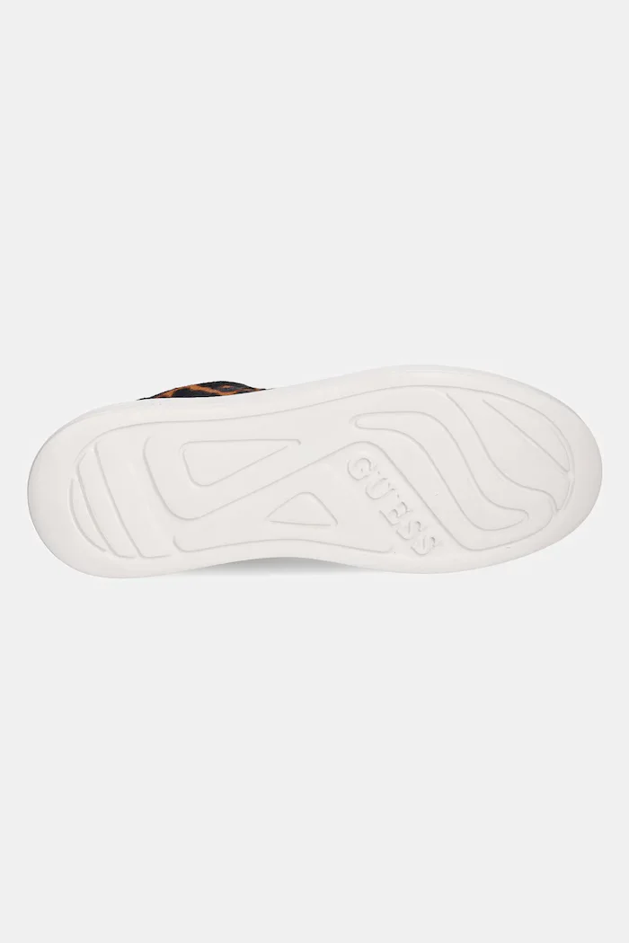 GUESS Кожени маратонки ELBINA8 в кафяво FLTEL8 LEA12