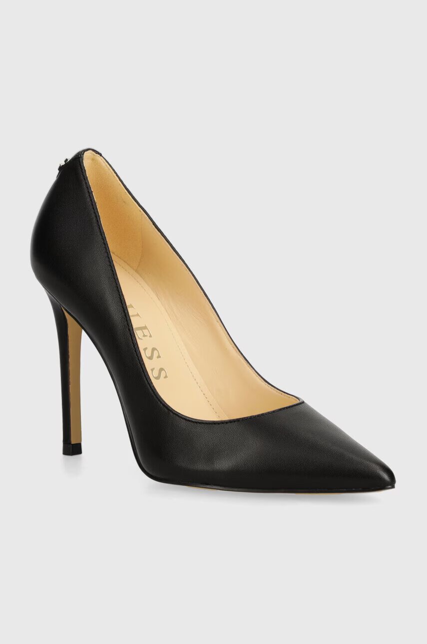 GUESS Кожени обувки с тънък ток GABBEN