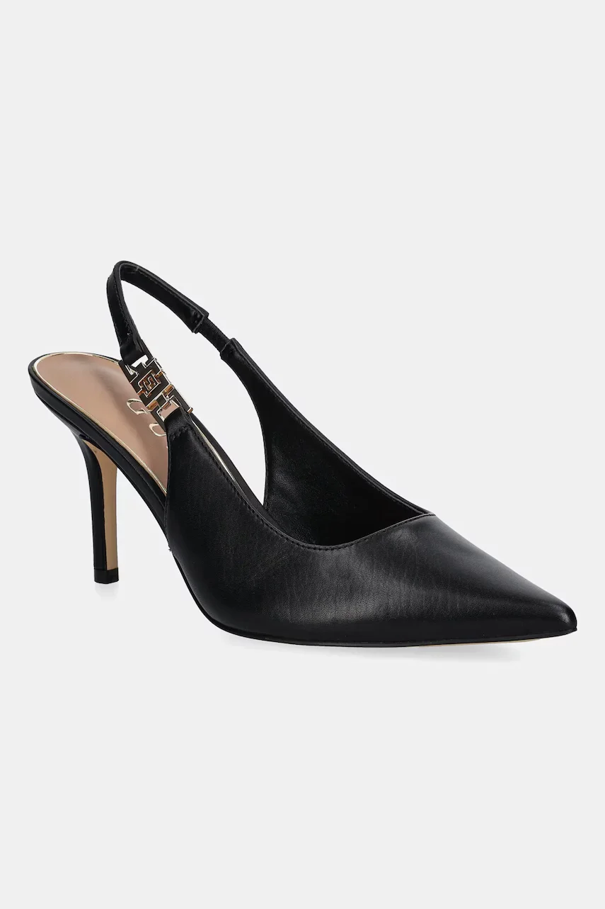 GUESS Кожени обувки с тънък ток NASSHA4