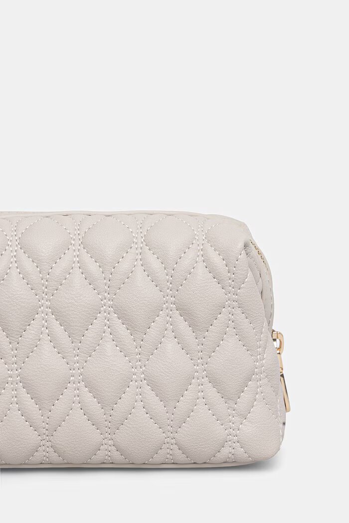 GUESS козметична чанта дамска от имитация на кожа MAXINE бежова PW7578 P6390