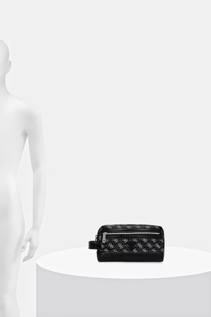 GUESS козметична чанта мъжка BERLIN черна PMBENP P6161