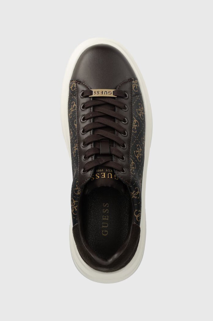 GUESS Маратонки ELBA в кафяво FMPVIB FAL12