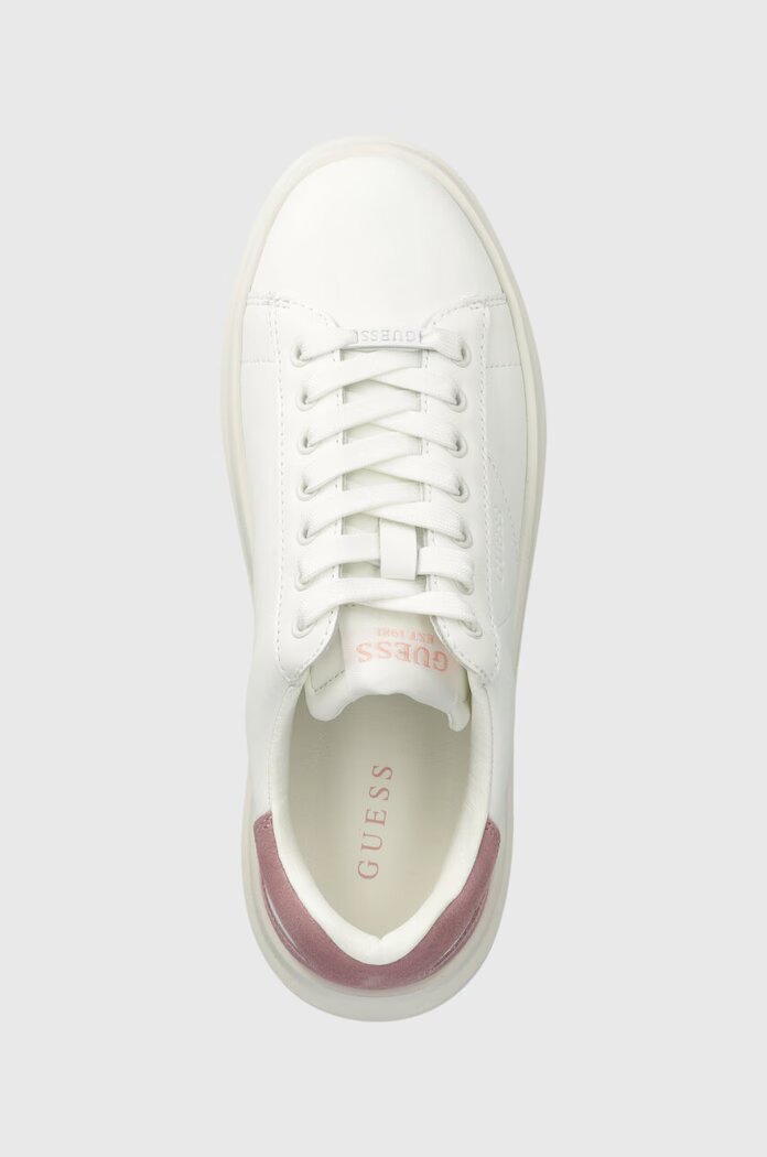 GUESS Маратонки ELBINA в бяло FLJELB LEA12 FLPVIB