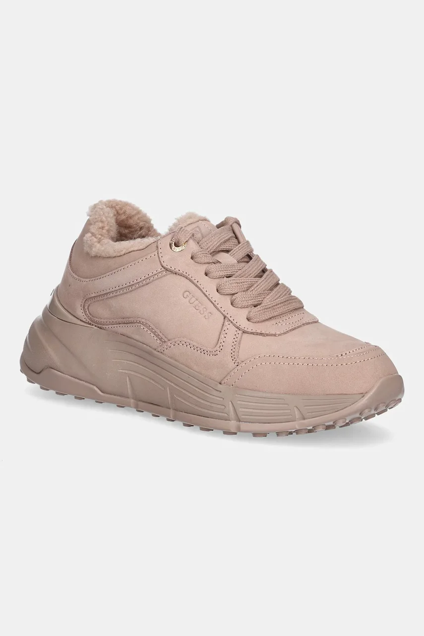 GUESS Маратонки от набук FARREA2