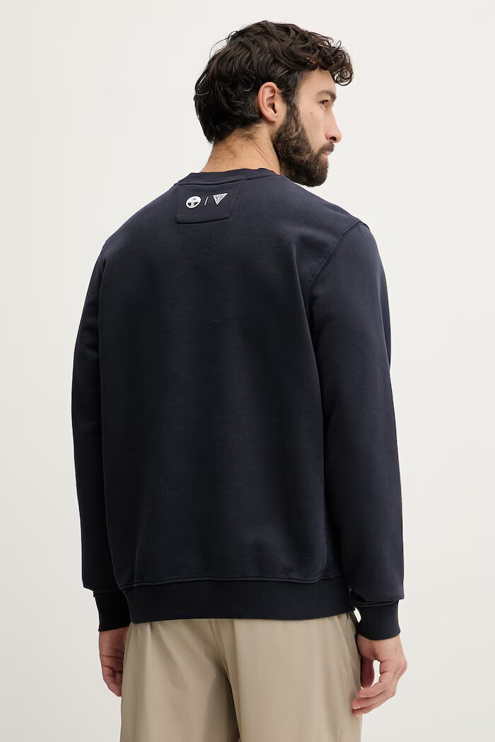 GUESS мъжки памучен суичър x North Sails тъмносиня M6GQ26 K3490