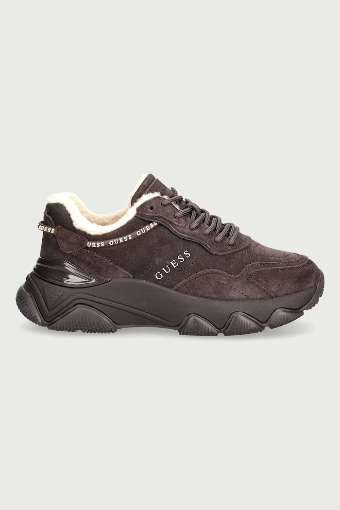 GUESS MICOLA3 маратонки дамски от велур кафяви FLFMI3 SUE12