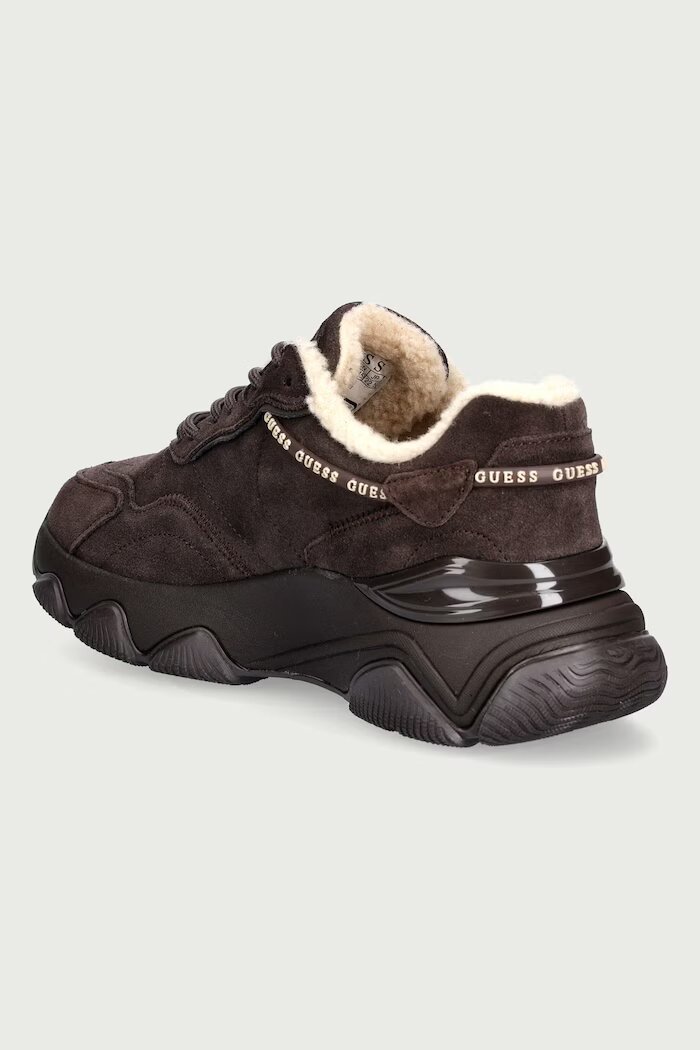 GUESS MICOLA3 маратонки дамски от велур кафяви FLFMI3 SUE12