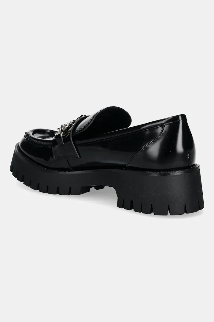 GUESS Мокасини ALMER в черно с платформа FLPALR ELE14
