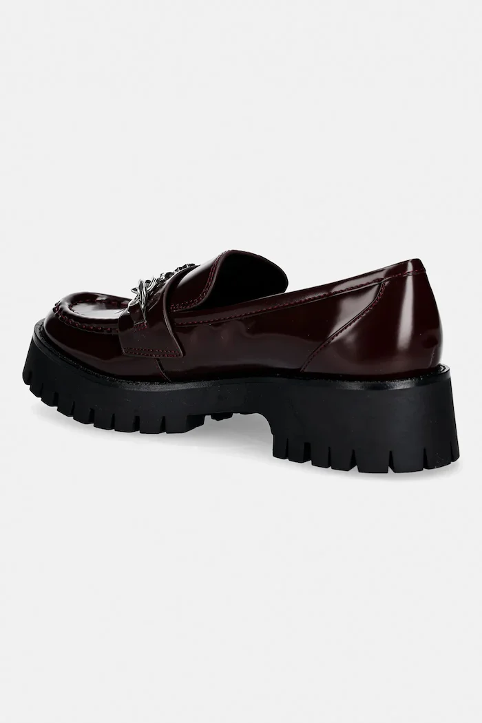 GUESS Мокасини ALMER в червено с платформа FLPALR ELE14