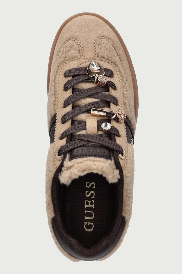 GUESS NAOKI3 маратонки дамски бежови FLFN3A FUR12