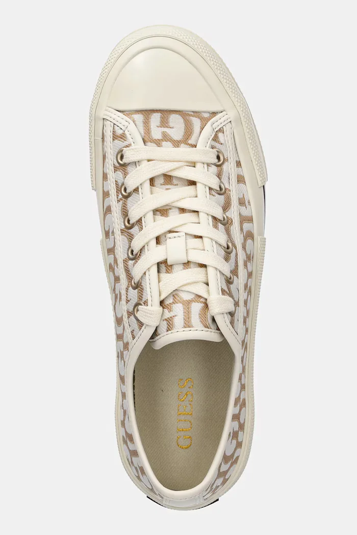 GUESS Ниски кецове CAREY в бежово FLPCAR FAL12