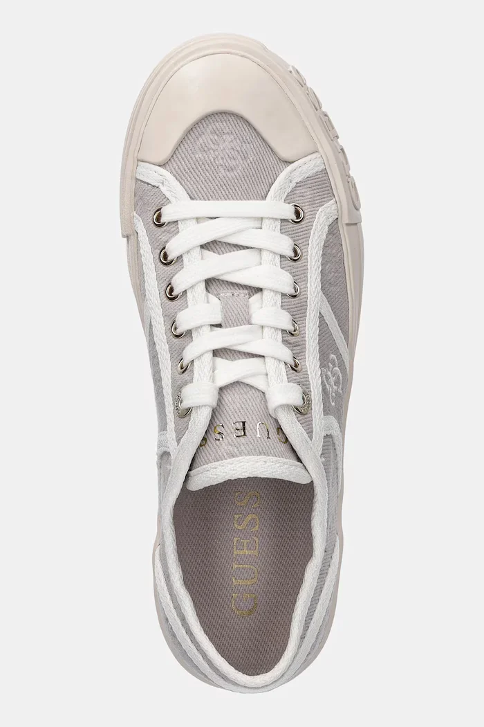 GUESS Ниски кецове ISSAH в бежово FLPISS FAL12