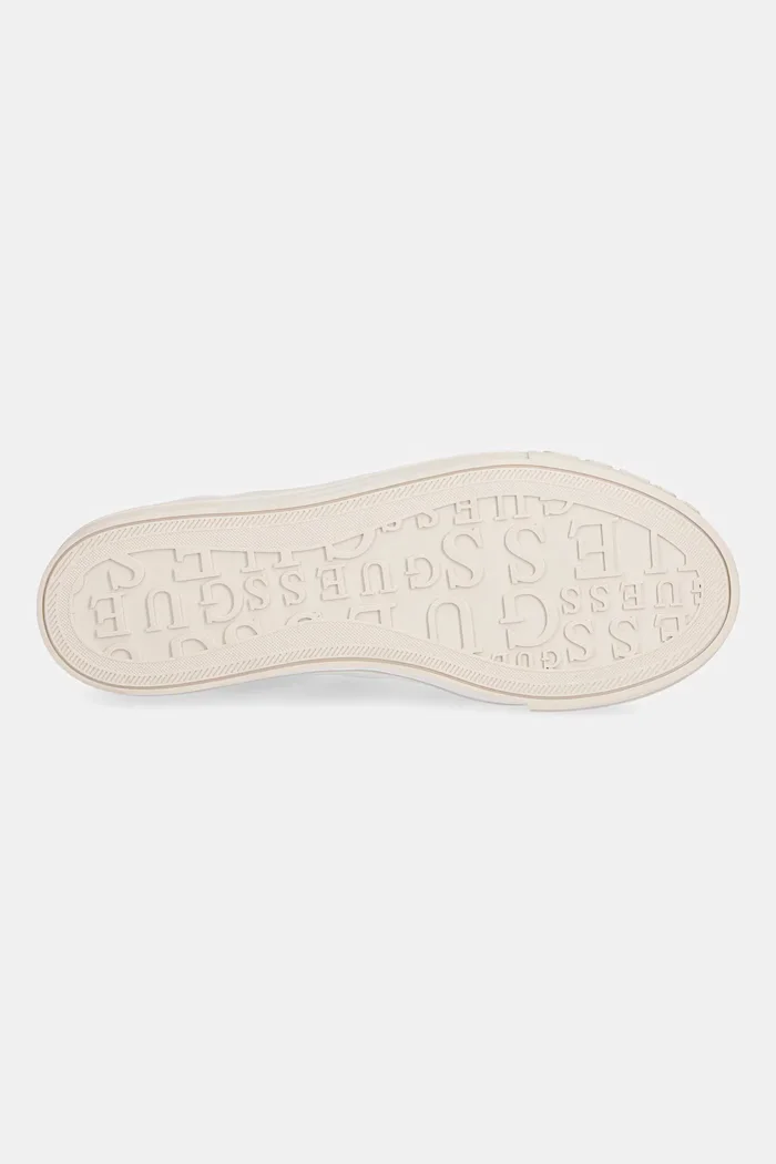 GUESS Ниски кецове ISSAH в бежово FLPISS FAL12