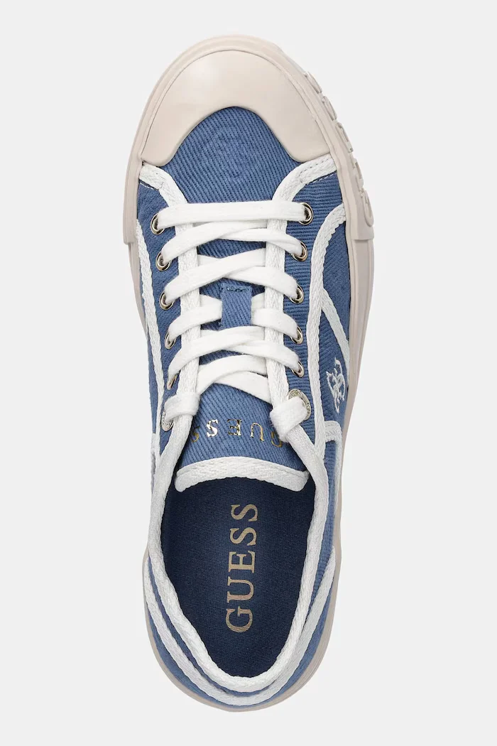 GUESS Ниски кецове ISSAH в синьо FLPISS FAL12