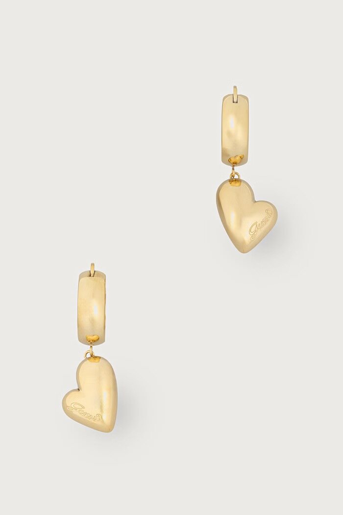GUESS обици дамски от неръждаема стомана GOLDEN LOVE JUBE06.456JW