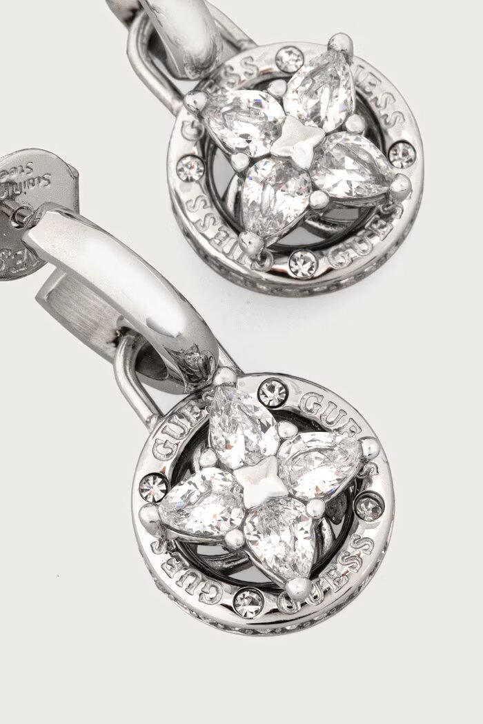 GUESS обици дамски SPINNING BLOOM JUBE06.463JW