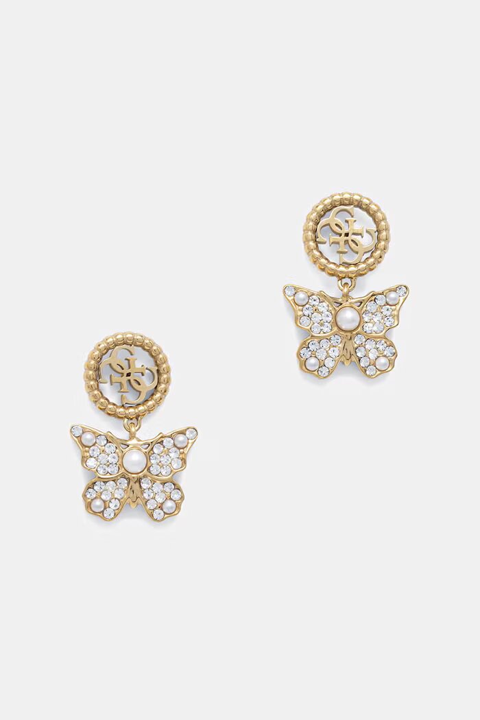 GUESS Обици Женски от неръждаема стомана BORBOLETA JUBE06 132JW