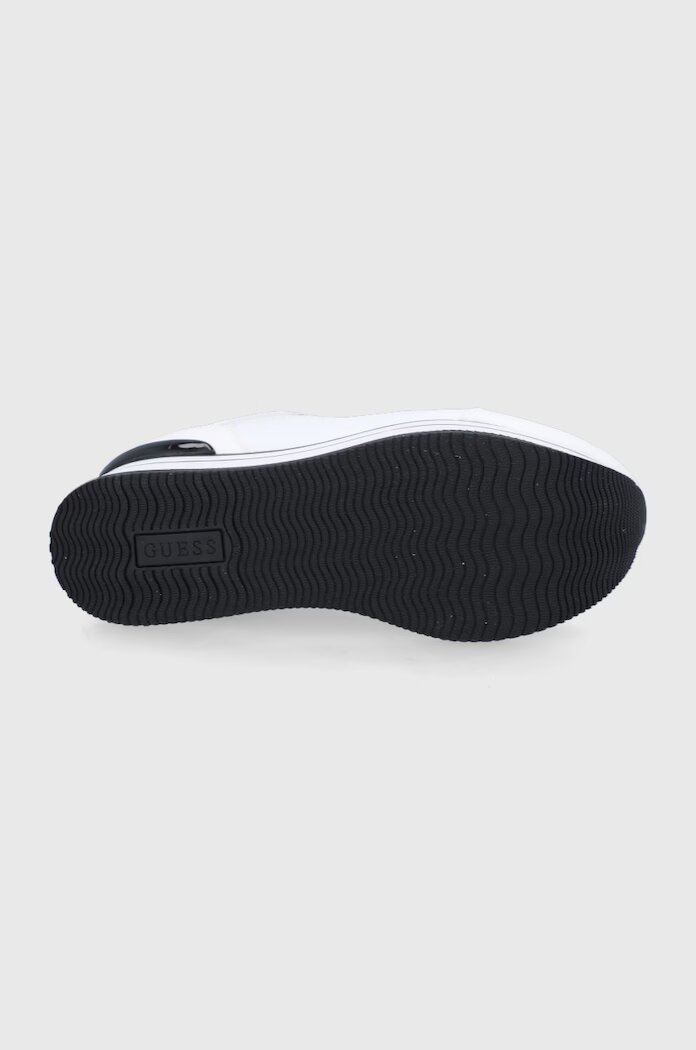 GUESS Обувки HANSIN в бяло с платформа FL5HNS FAL12 PEL12