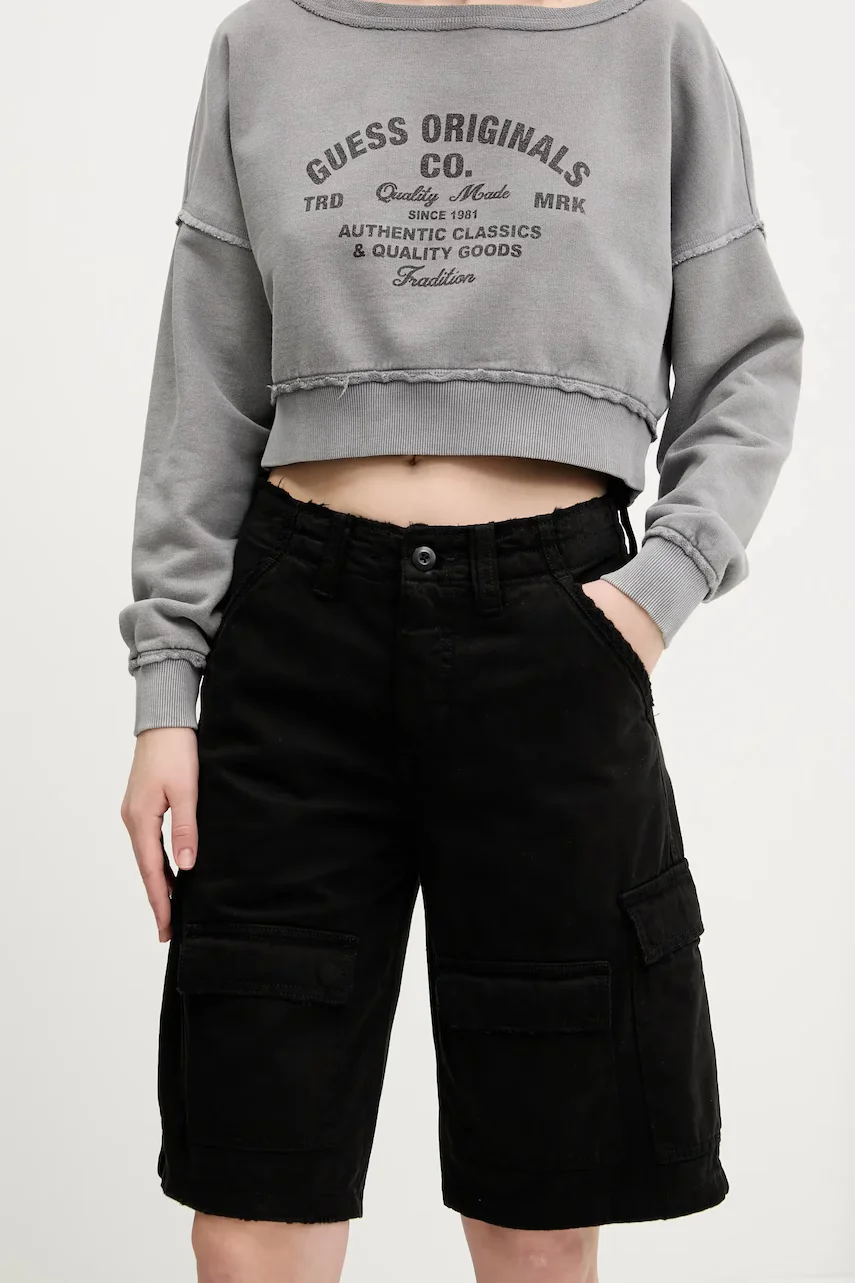 Guess Originals Памучен къс панталон