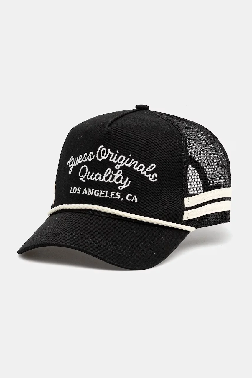 Guess Originals Памучна шапка с козирка VINTAGE