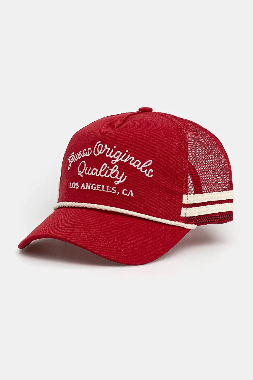 Guess Originals Памучна шапка с козирка VINTAGE