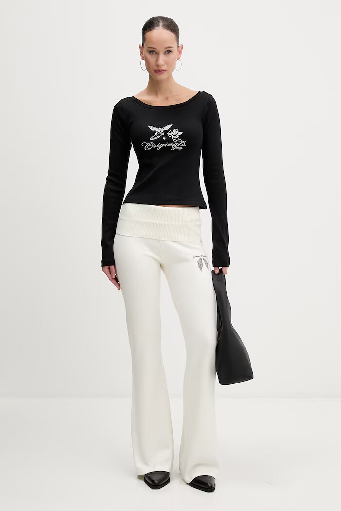 Guess Originals Спортен панталон в бежово с изчистен дизайн W6RB63 Z2V62