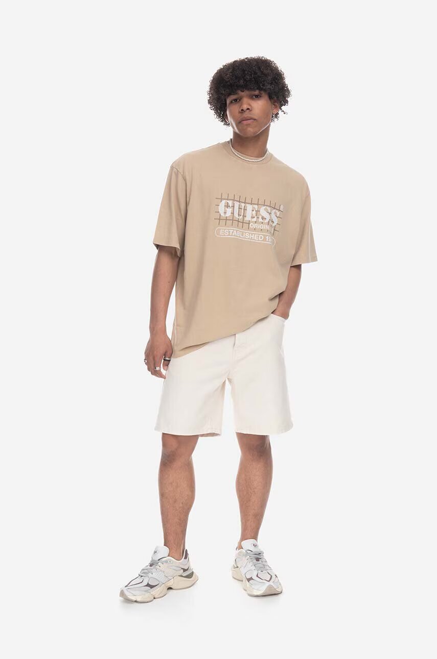 Guess Originals Тениска Guess Washed Grid Logo Tee