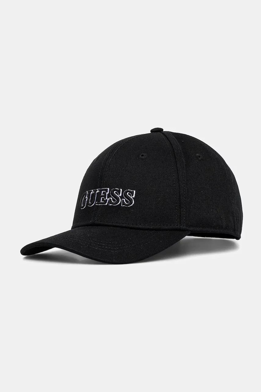 GUESS Памучна шапка с козирка