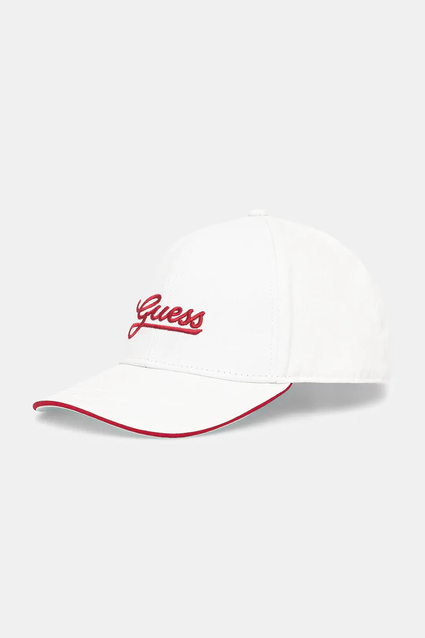 GUESS Памучна шапка с козирка