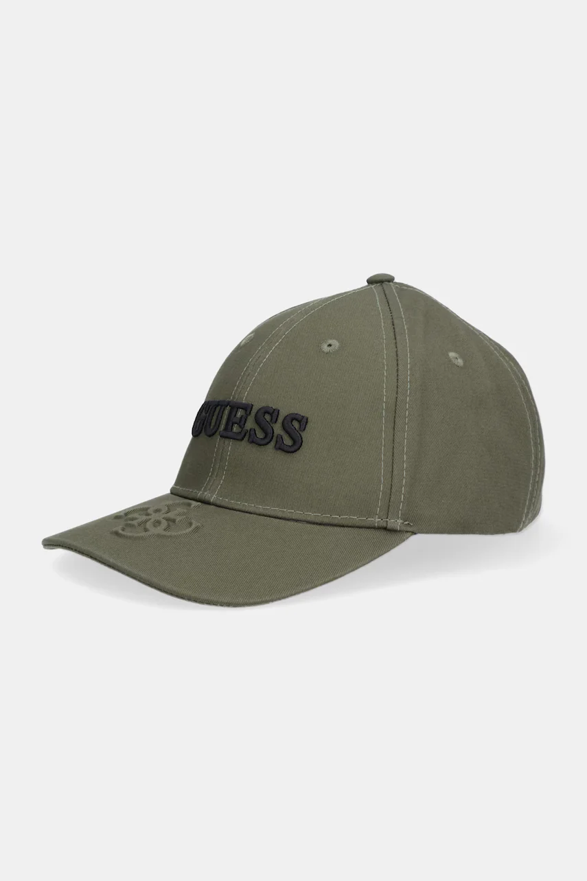 GUESS Памучна шапка с козирка
