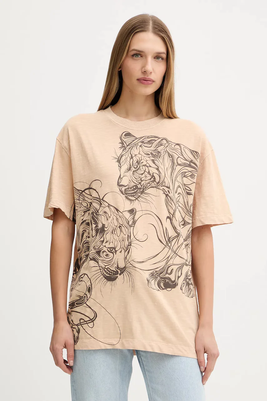 GUESS Памучна тениска