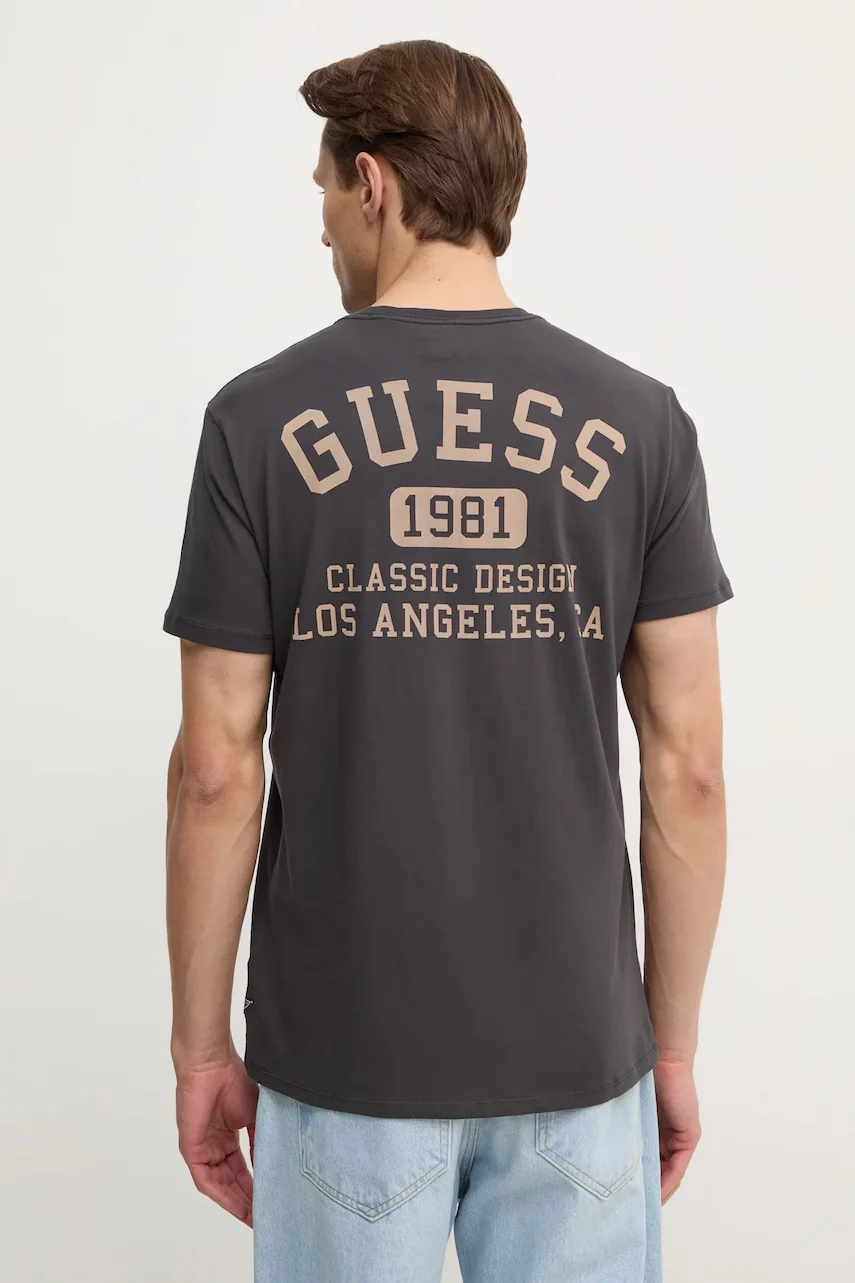 GUESS Памучна тениска