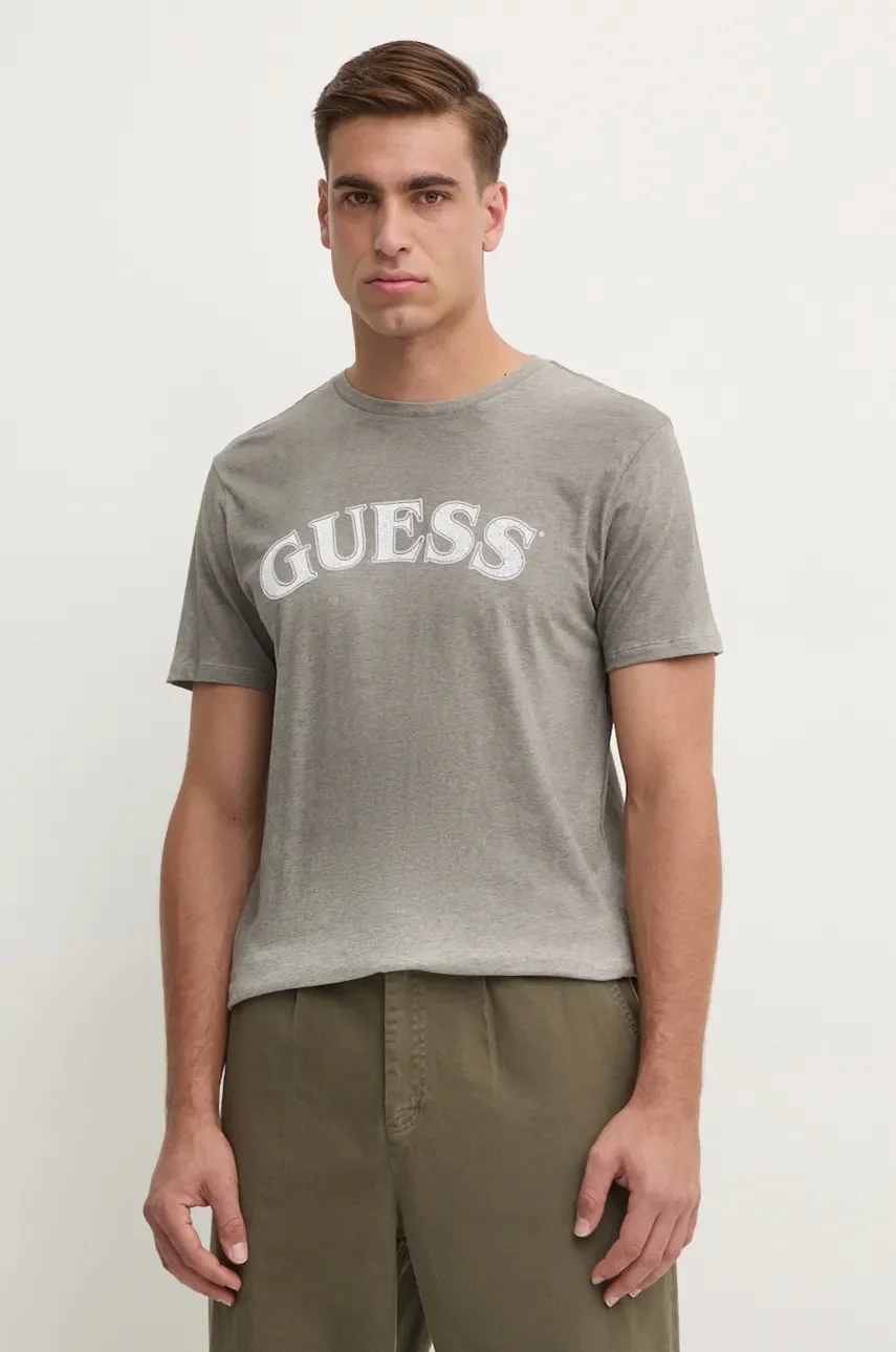 GUESS Памучна тениска