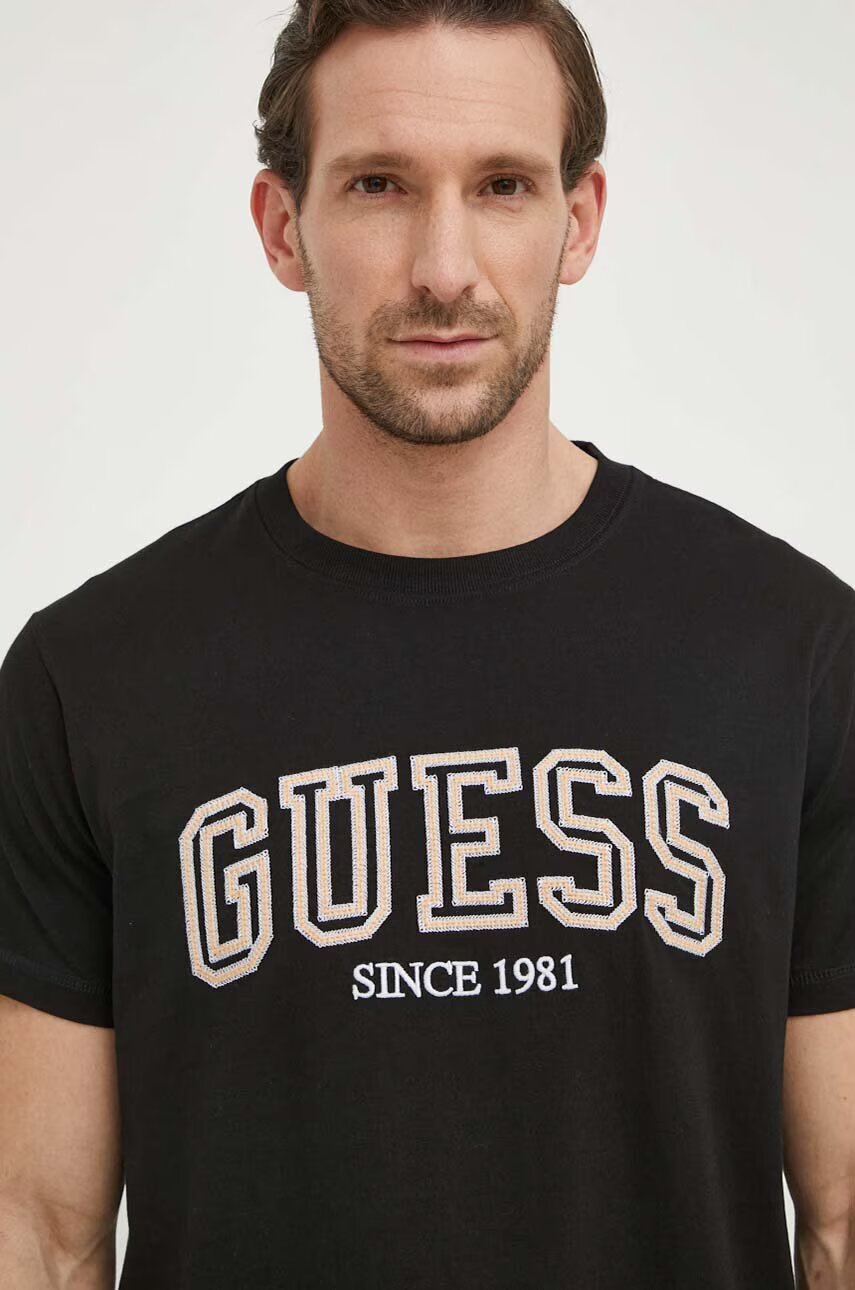 GUESS Памучна тениска