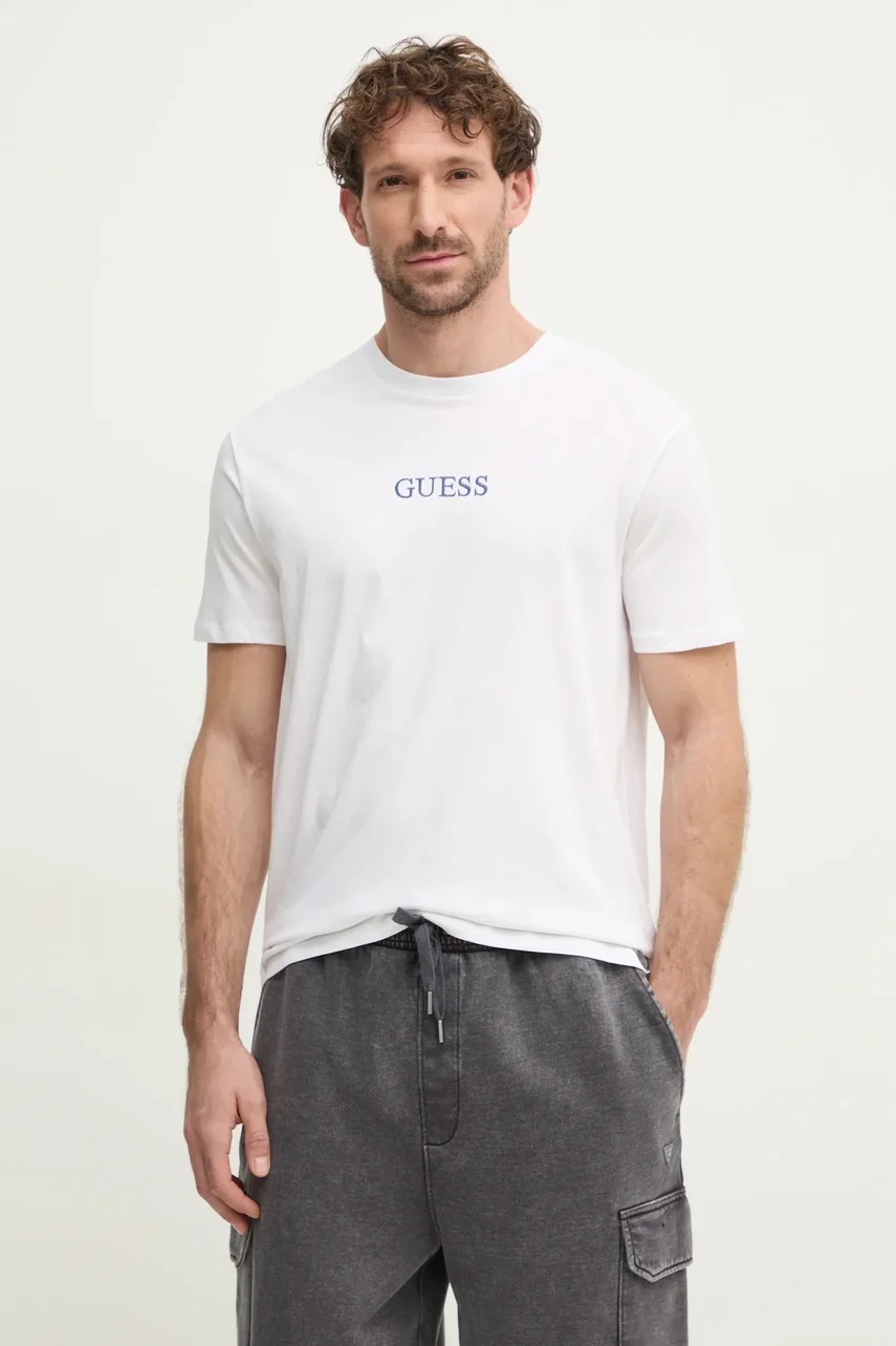 GUESS Памучна тениска