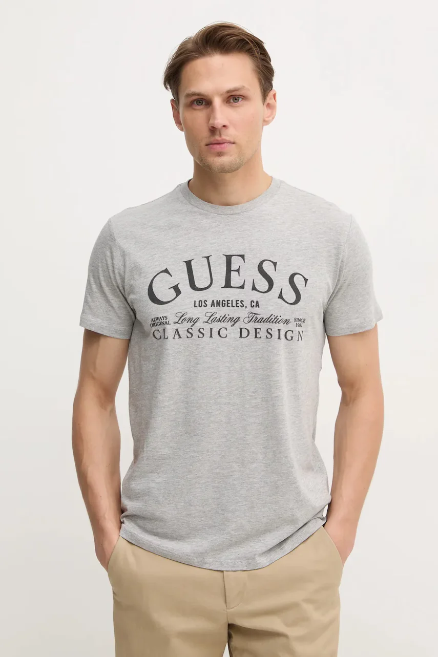GUESS Памучна тениска