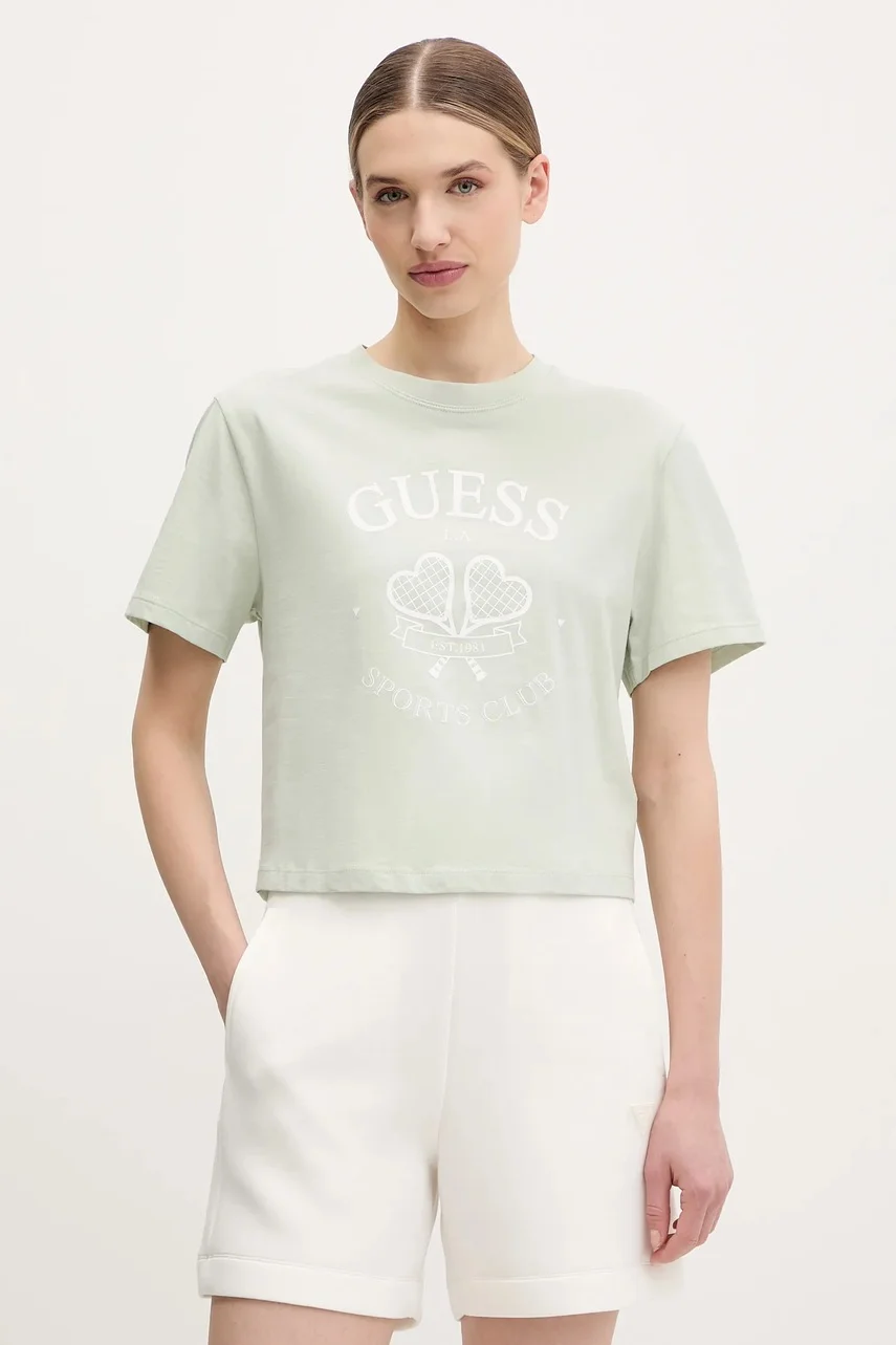 GUESS Памучна тениска