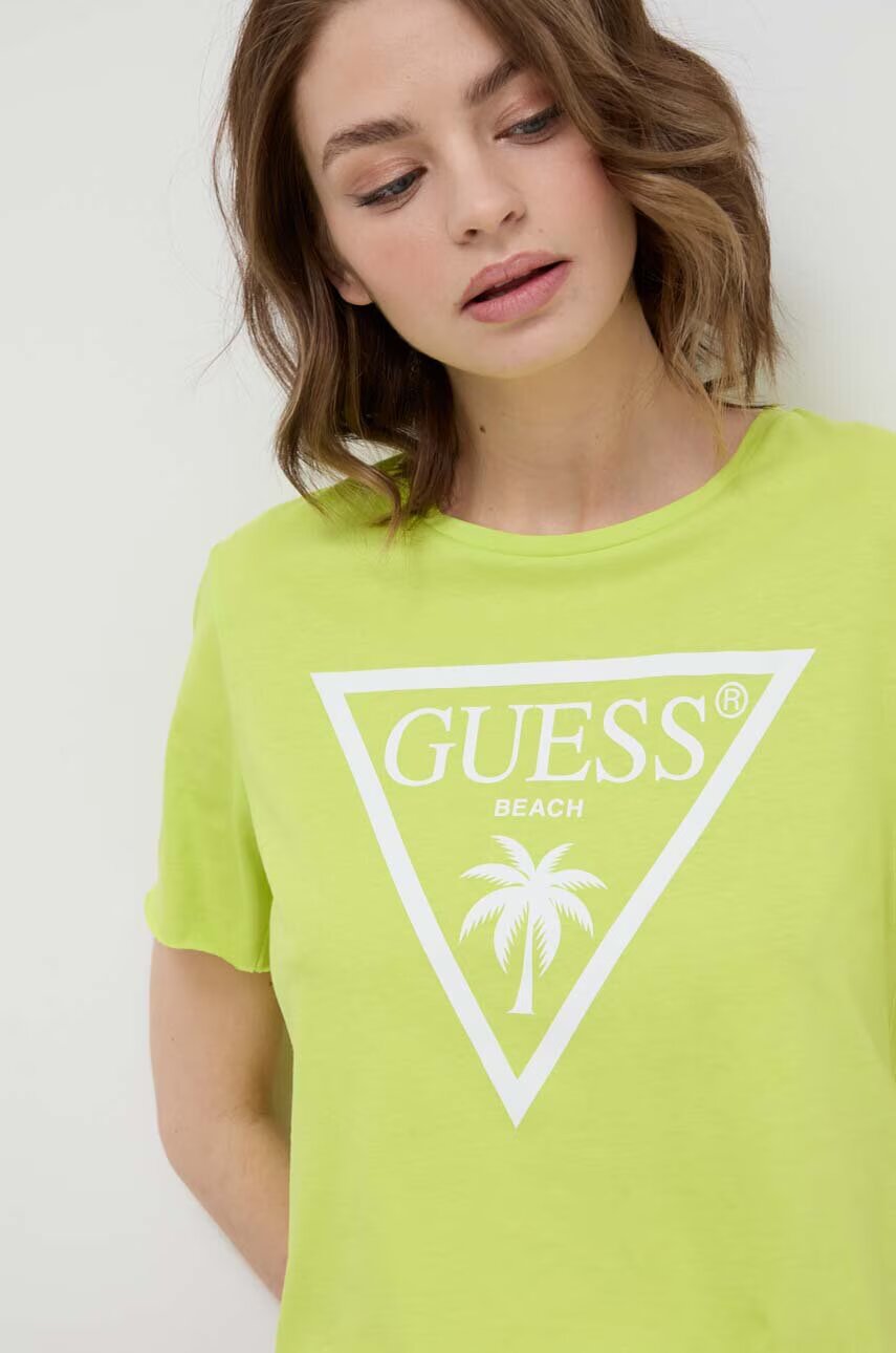 GUESS Памучна тениска
