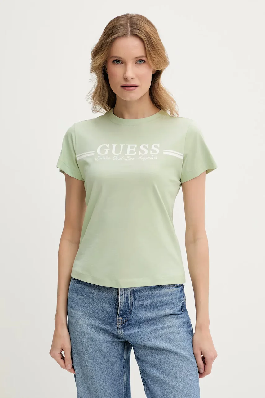 GUESS Памучна тениска