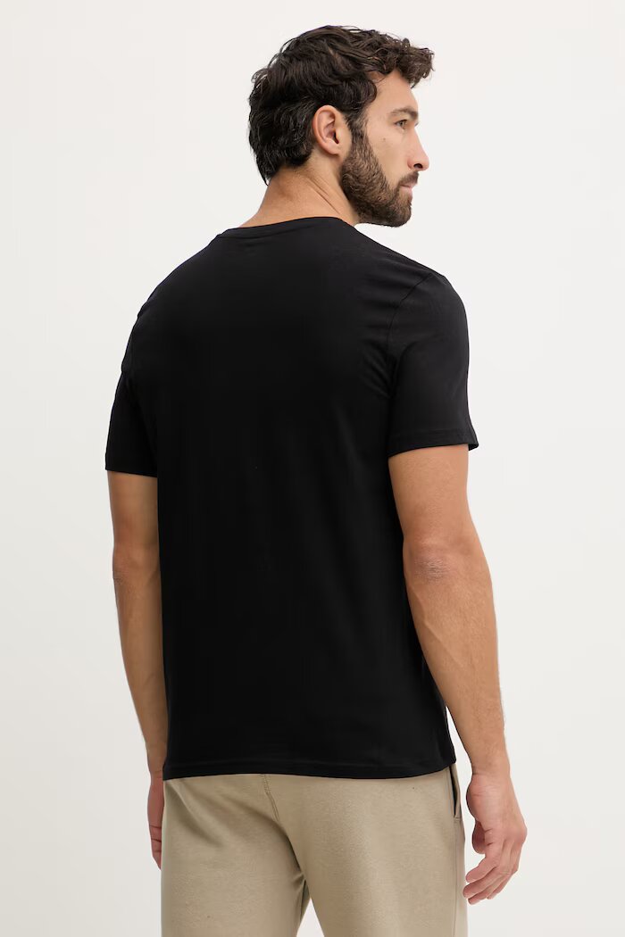 GUESS Памучна тениска COCHISE в черно с апликация Z6RI00 I3Z14